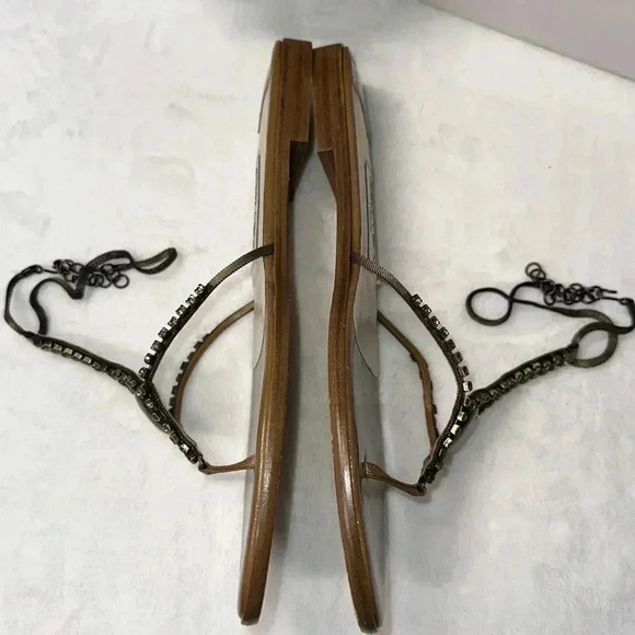 Jimmy Choo SZ 9 Brown tiger eye sandals - Picture 4 of 9